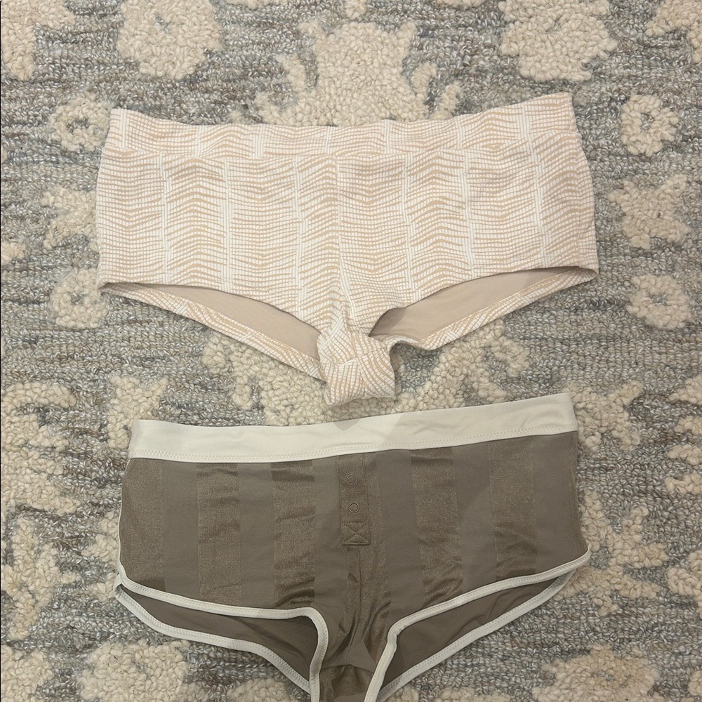 Aerie boy short bikini bottoms set of 2